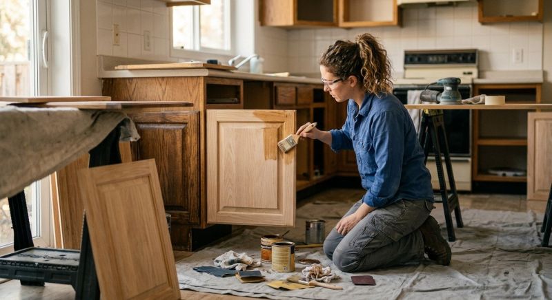 Kitchen Cabinet Refinishing in Kokomo, IN