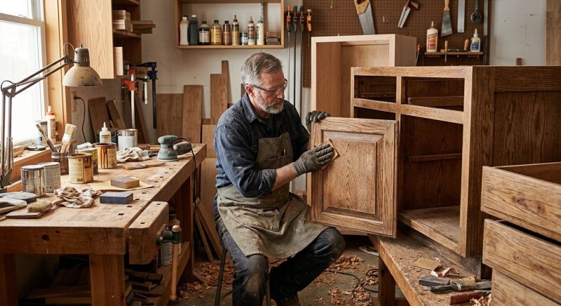 Wood Cabinet Refinishing in Indianapolis, IN